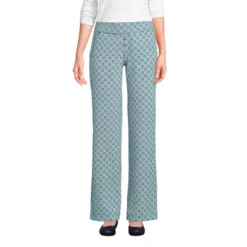 Lands' End Women's Tall Starfish Mid Rise Straight Leg Elastic Waist Pull On Pants -Best Clothing Store GUEST 223fd2d4 c55a 450a 9701 bc8794c01249