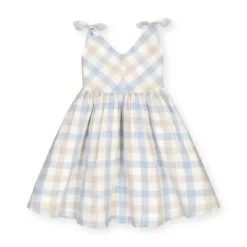 Hope & Henry Girls' Organic Cotton Bow Shoulder Swing Dress, Kids -Best Clothing Store GUEST 225a9d4c 41e9 4f2d 9479 5234c5e87296
