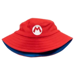 SUPER MARIO Nintendo Mario Yoshi Short Sleeve Romper & Sunhat Blue/Red -Best Clothing Store GUEST 22a22ffd 4698 46fc 8262 3f608d3f0022