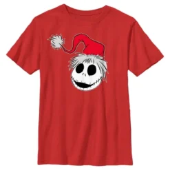 Boy's The Nightmare Before Christmas Jack Santa Hat T-Shirt 7 Boy's The Nightmare Before Christmas Jack Santa Hat T-Shirt -Best Clothing Store GUEST 251bf7c9 2c6e 4c4f 851f 1d0066d1a0c8