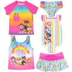 Nickelodeon Paw Patrol Chase Skye Rubble Girls One Piece Bathing Suit Rash Guard Tankini Top Bikini Bottom And Skort 5 Swimsuit Set Toddler -Best Clothing Store GUEST 267bedcc c325 482f 9fe5 a4afc100444d