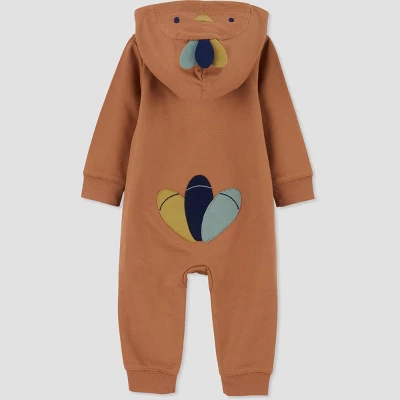 Carter's Just One You® Baby Turkey Jumpsuit - Brown 3 Carter's Just One You® Baby Turkey Jumpsuit - Brown