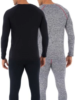 Russell Men's L2 Performance Baselayer Thermal Underwear Shirt, 2 Pack Bundle 4 Russell Men's L2 Performance Baselayer Thermal Underwear Shirt, 2 Pack Bundle - Image 2