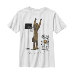 Boy's Star Wars Chewbacca Basketball Who Invited Him T-Shirt -Best Clothing Store GUEST 29548b9d 89f8 428a b9a3 35a196474319