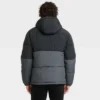 Men's Solid Midweight Puffer Jacket - Goodfellow & Co™ Black -Best Clothing Store GUEST 2a970ebd 1d34 4ea1 a192 b64e59a9488d