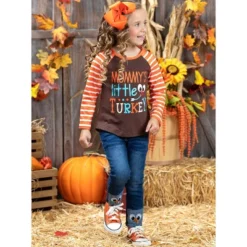 Girls Mommy's Little Turkey Cuffed Jeans Set - Mia Belle Girls -Best Clothing Store GUEST 2b8fbc74 b09b 48bb b1fa 01090ba85714