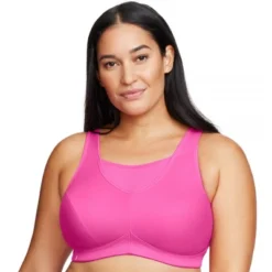 Glamorise Womens No-Bounce Camisole Sports Wirefree Bra 1066 Rose Violet -Best Clothing Store GUEST 2c11d677 17da 42a4 8e87 69bb508e98ec