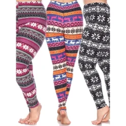 Women's Pack Of 3 Plus Size Leggings - One Size Fits Most Plus - White Mark 30 Women's Pack Of 3 Plus Size Leggings - One Size Fits Most Plus - White Mark -Best Clothing Store GUEST 2c7e6076 f6a8 47b6 8a88 2965b8dcd2bb