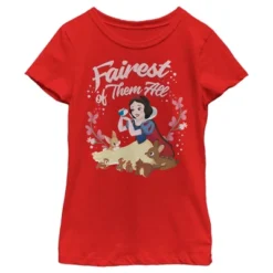 Girl's Snow White And The Seven Dwarfs Fairest Princess T-Shirt 9 Girl's Snow White And The Seven Dwarfs Fairest Princess T-Shirt -Best Clothing Store GUEST 2c96a56f be8e 498b b843 90ba17ef3ef7
