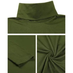 Lars Amadeus Men's Pullover Turtle Neck Long Sleeves Stretchy Slim Fit Tops -Best Clothing Store GUEST 2cfe7e2b 65ee 4b22 bb1c b8c88848e4f1