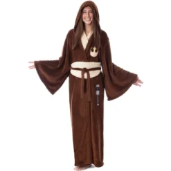 Star Wars Adult Obi-Wan Kenobi Jedi Fleece Robe Bathrobe For Men Women Brown -Best Clothing Store GUEST 2eff99aa 7a00 4b2c bb15 73d437976489