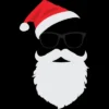 Men's Design By Humans Hipster Santa Face With Hat Beard & Glasses Christmas By TronicTees Tank Top -Best Clothing Store GUEST 2f1087fe e200 47cb 8ec2 ee847b6d35ad