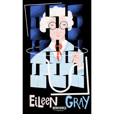 Junior's Rebel Girls Eileen Gray Portrait T-Shirt 3 Junior's Rebel Girls Eileen Gray Portrait T-Shirt
