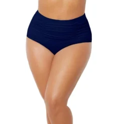 Swimsuits For All Women’s Plus Size Shirred High Waist Swim Brief -Best Clothing Store GUEST 306429ee 9284 429d bc03 be851a2d2efa