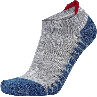 Balega Silver No Show Performance Running Socks - Midgray/Denim 4 Balega Silver No Show Performance Running Socks - Midgray/Denim - Image 2