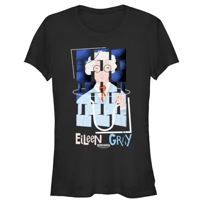 Junior's Rebel Girls Eileen Gray Portrait T-Shirt 5 Junior's Rebel Girls Eileen Gray Portrait T-Shirt - Image 3