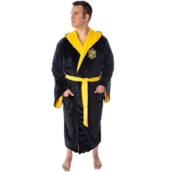 Harry Potter Adult Fleece Plush Hooded Robe - Big And Tall -Best Clothing Store GUEST 32564c9d e442 4440 a61a bcaca05dd5ee