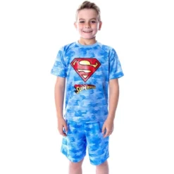 DC Comics Boys' Justice League Digital Camo Superman 2 PC Pajama Set Blue -Best Clothing Store GUEST 32c42bc8 4783 4aa4 9bbb 1e439c181f51