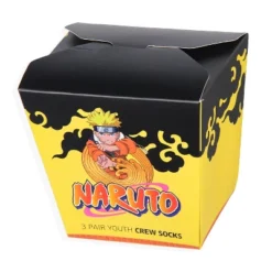 Naruto Shippuden Kids Ramen Take Out Gift Box 3-Pair Youth Crew Socks Multicoloured -Best Clothing Store GUEST 33fea03e 8327 44e3 b8b9 23551c6a0ce7