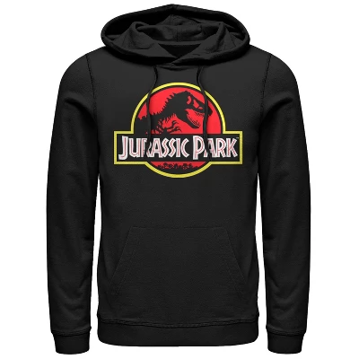 Men's Jurassic Park Bold Classic Logo Pull Over Hoodie 5 Men's Jurassic Park Bold Classic Logo Pull Over Hoodie - Image 3