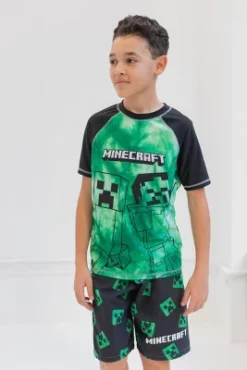 Minecraft Creeper Rash Guard Swim Shirt Little Kid To Big Kid 16 Minecraft Creeper Rash Guard Swim Shirt Little Kid To Big Kid -Best Clothing Store GUEST 3543c525 292c 4f5d b35b 63950f802a01