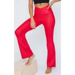 90 Degree By Reflex Interlink High Shine Cire Elastic Free Crossover V-Back Flared Leg Yoga Pants -Best Clothing Store GUEST 355c2c58 3c85 45d5 8c99 bbc3f95fc163