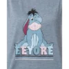 Disney Winnie-the-Pooh Women's Eeyore Character Jogger Sleep Pajama Set Grey