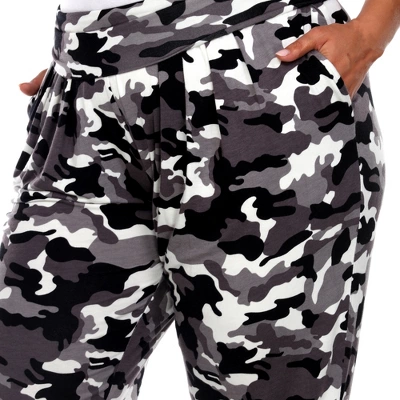Plus Size Camo Harem Pants - White Mark 6 Plus Size Camo Harem Pants - White Mark - Image 4