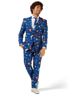 OppoSuits Men's Christmas Suit - Merry Pixmas - Multicolor -Best Clothing Store GUEST 37894821 df64 41b2 aca6 46b3075e92a8