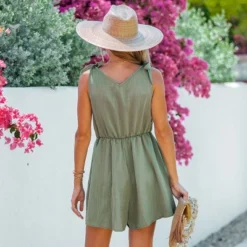 Women's Tie Strap V-Neck Romper - Cupshe 13 Women's Tie Strap V-Neck Romper - Cupshe -Best Clothing Store GUEST 394d7a40 189d 41a9 8734 aad8f611c5a1
