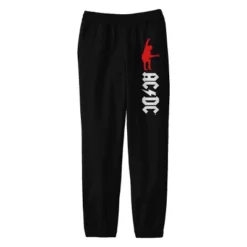 AC/DC Angus Young Red Silhouette Youth Black Graphic Sweatpants -Best Clothing Store GUEST 398cb5c9 5c9b 4cee 8770 62ac86fed04f