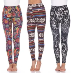 Women's Pack Of 3 Leggings - One Size Fits Most - White Mark -Best Clothing Store GUEST 3993f1dd 64b3 4de7 92cb 7c72f7dfed49