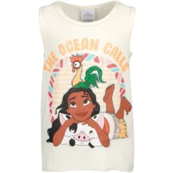 Disney Moana Girls Graphic T-Shirt Tank Top And Shorts 4 Piece Outfit Set Little Kid To Big Kid -Best Clothing Store GUEST 39f93550 0311 40d9 9875 30a3cb024f9b