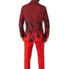 Suitmeister Men's Halloween Costume - Devil Costume Suit - Black And Red