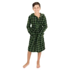Leveret Kids Fleece Hooded Robe -Best Clothing Store GUEST 3a619603 9281 4b55 9f08 3ae28a7436ac