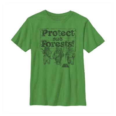 Boy's Star Wars Ewok Protect Our Forests T-Shirt 6 Boy's Star Wars Ewok Protect Our Forests T-Shirt - Image 4