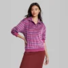 Women's Ascot + Hart Collared Striped Long Sleeve Graphic T-Shirt -Best Clothing Store GUEST 3c5c49b9 3ff2 4349 bdb2 62b6beef76cf