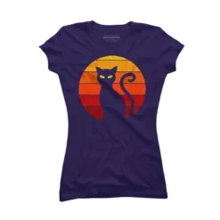 Junior's Design By Humans Vintage Retro Sunset Halloween Black Cat I By Lemonpepper T-Shirt 14 Junior's Design By Humans Vintage Retro Sunset Halloween Black Cat I By Lemonpepper T-Shirt -Best Clothing Store GUEST 3c6302ab 479f 454b bed9 1c535e8757c8