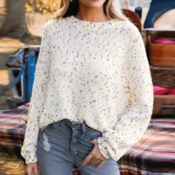 Women's Rainbow Pom Pom Drop Sleeve Sweater - Cupshe 11 Women's Rainbow Pom Pom Drop Sleeve Sweater - Cupshe -Best Clothing Store GUEST 3c8f150d 34e9 4a17 af2b 336263fbd603