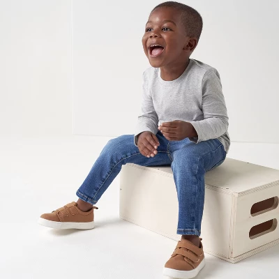 Gerber Infant And Toddler Neutral Denim Straight Fit Jeans 6 Gerber Infant And Toddler Neutral Denim Straight Fit Jeans - Image 4