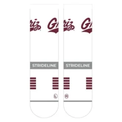 NCAA Montana Grizzlies Premium Knit Crew Socks - White