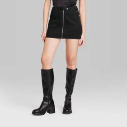 Women's Cargo Utility A-Line Mini Skirt - Wild Fable™