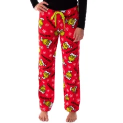 Dr. Seuss Juniors The Grinch Naughty Soft Touch Fleece Plush Pajama Pants -Best Clothing Store GUEST 3e48c37d ec40 4523 b6b0 0e31e10e3254