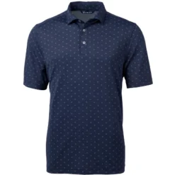 Cutter & Buck Virtue Eco Pique Tile Print Recycled Mens Polo Shirt -Best Clothing Store GUEST 412e1f8a ff3e 45cb b042 0af5fa935bb0