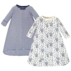 Touched By Nature Baby Organic Cotton Long-Sleeve Wearable Sleeping Bag, Sack, Blanket, Elephant -Best Clothing Store GUEST 413a302f d0e4 43ee b0e9 92240005334d