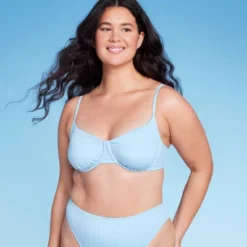 Women's Ribbed Underwire Bralette Bikini Top - Wild Fable™ -Best Clothing Store GUEST 416a3e9c 9135 418d ba9a 9d34c53faf19