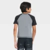 Boys' Raglan Flatlock Short Sleeve Swim Shirt - Art Class™ Black -Best Clothing Store GUEST 419f43b8 c362 4cc9 800d 5fcaac1b1e78