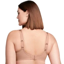 Glamorise Womens Lace Comfort WonderWire Underwire Bra 9855 Cappuccino