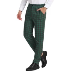 Lars Amadeus Men's Plaid Regular Fit Formal Business Dress Pants 19 Lars Amadeus Men's Plaid Regular Fit Formal Business Dress Pants -Best Clothing Store GUEST 441a0bb7 f139 4f04 84f8 11740cd9659f