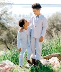 Hope & Henry Boys' Organic Cotton Seersucker Suit Pant, Toddler -Best Clothing Store GUEST 49ab3de9 1813 4c15 8b98 0efadea19f16